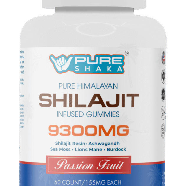 Shilajit gummies with passion fruit flavor
