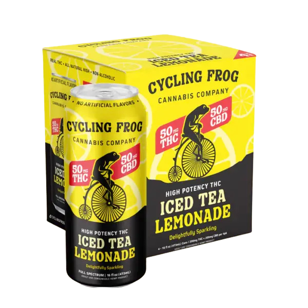 Cycling Frog 50mg THC & 50mg CBD/ Iced Tea Lemonade