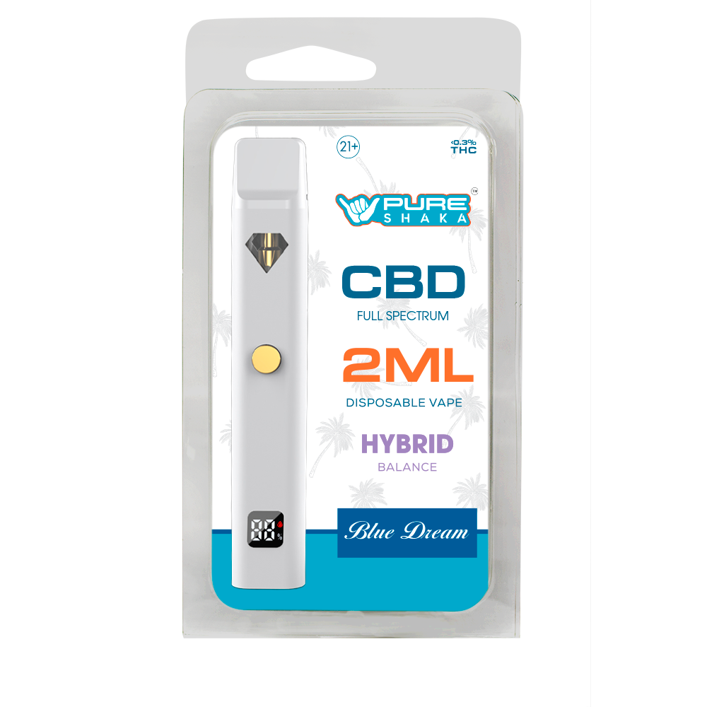 Pure Shaka Full-Spectrum CBD Disposable Vape - 2G - Image 3