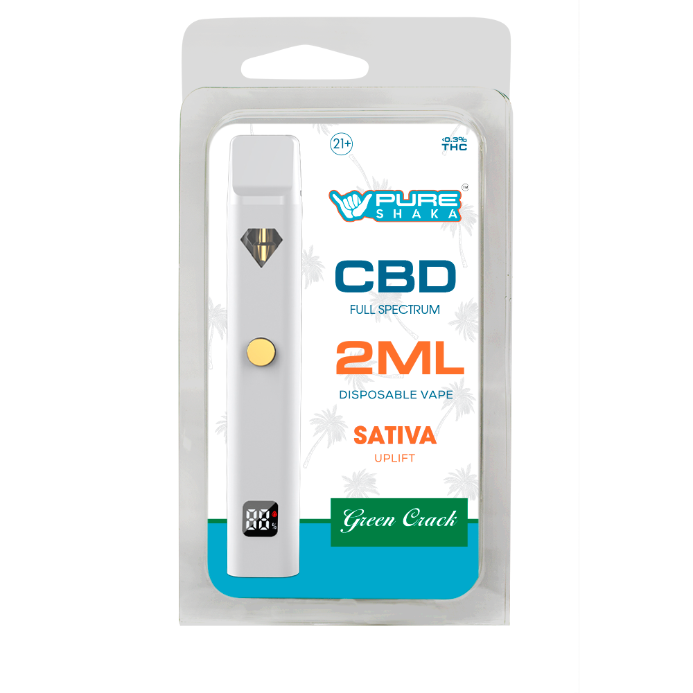 Pure Shaka Full-Spectrum CBD Disposable Vape - 2G - Image 2