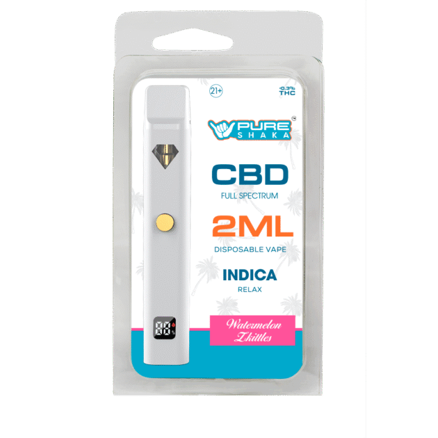 Pure Shaka Full-Spectrum CBD Disposable Vape - 2G