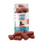 Pure Shaka BBQ Kabobs CBD dog treats - 400mg full spectrum pet jerky treats jar