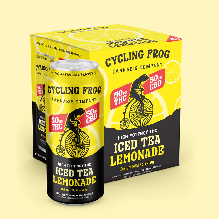 Cycling Frog 50mg THC & 50mg CBD/ Iced Tea Lemonade - Image 2