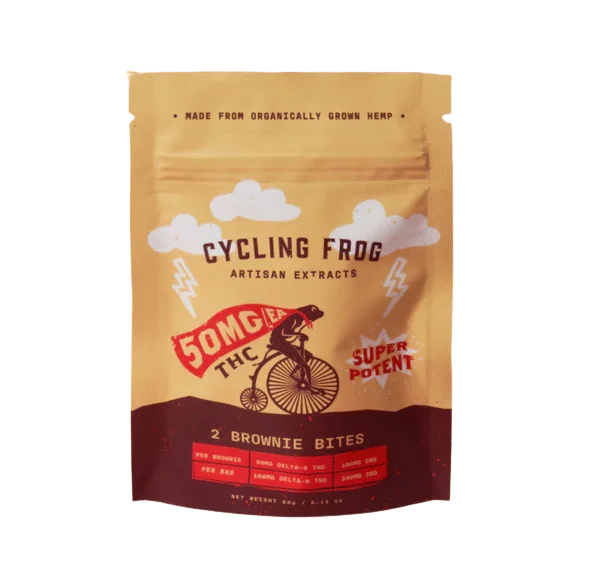 Chocolate Brownie Bites | 50mg THC + 100mg CBD